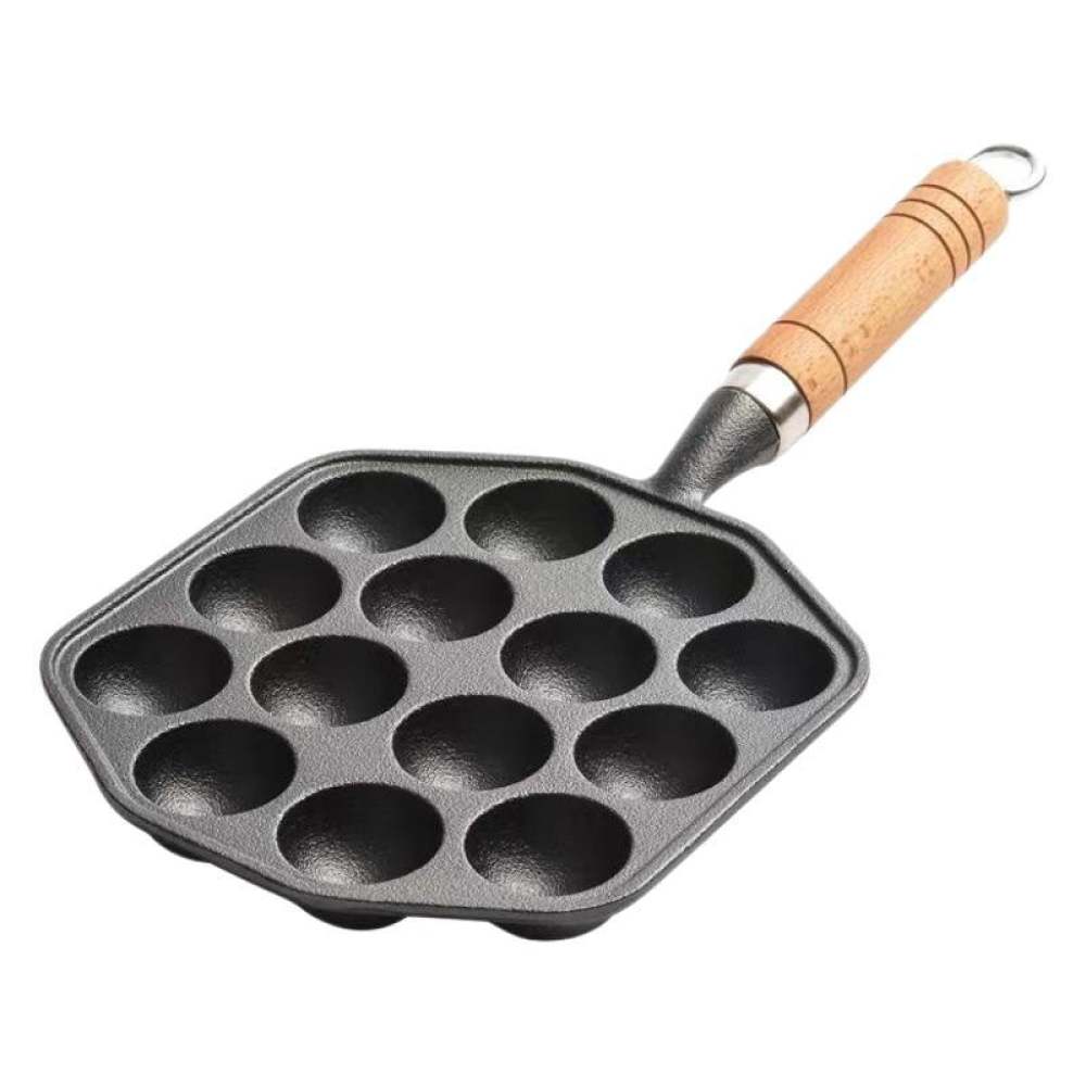 Takoyaki Grill Plate - Cast Iron Takoyaki Pan Nonstick Frying