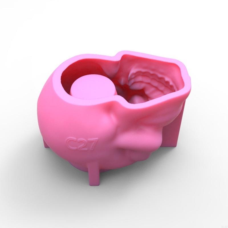 Potsticker Mold - 91AF 3D Skull Flowerpot Epoxy Resin
