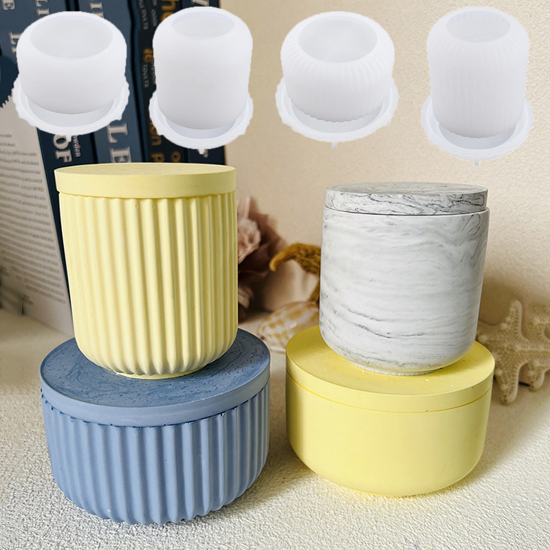 Cement Candle Jar Silicone Mol - Potsticker Mold review and price