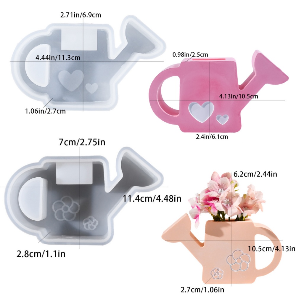 2PCS Gypsum Watering Pot Silic - Potsticker Mold review and price