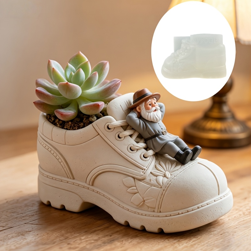 Santa Claus lying shoes succul - Potsticker Mold review and price