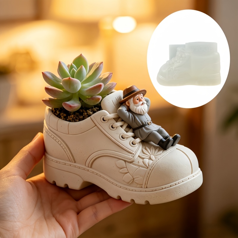 Santa Claus lying shoes succul - Potsticker Mold review and price