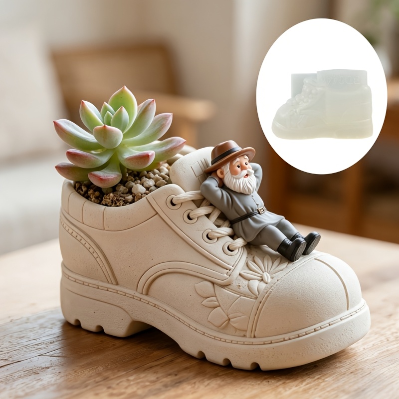 Santa Claus lying shoes succul - Potsticker Mold review and price