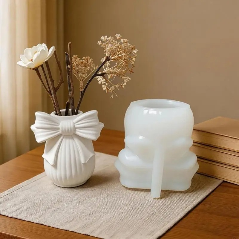 Bowknot Striped Vase Silicone  - Potsticker Mold review and price
