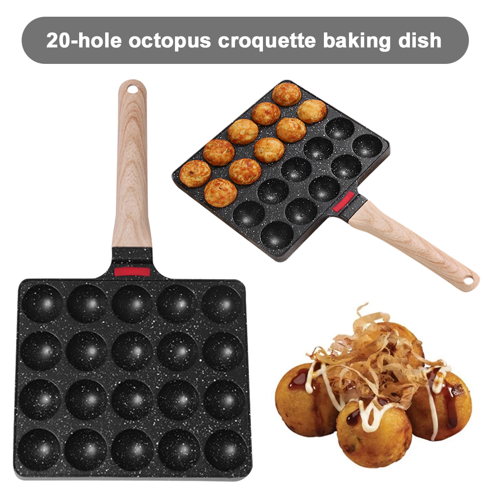 Nonstick Takoyaki Pan 20 Compa - Takoyaki Grill Plate review and price